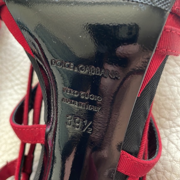 Red Dolce and Gabbana Heels Size 39.5 - Picture 13 of 14